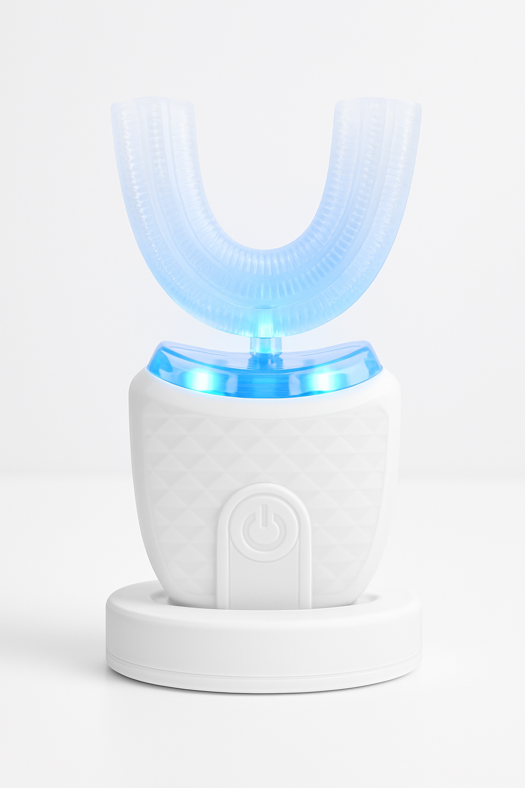 Brosse à dents électrique en U – Blanc | LumiBrush™
