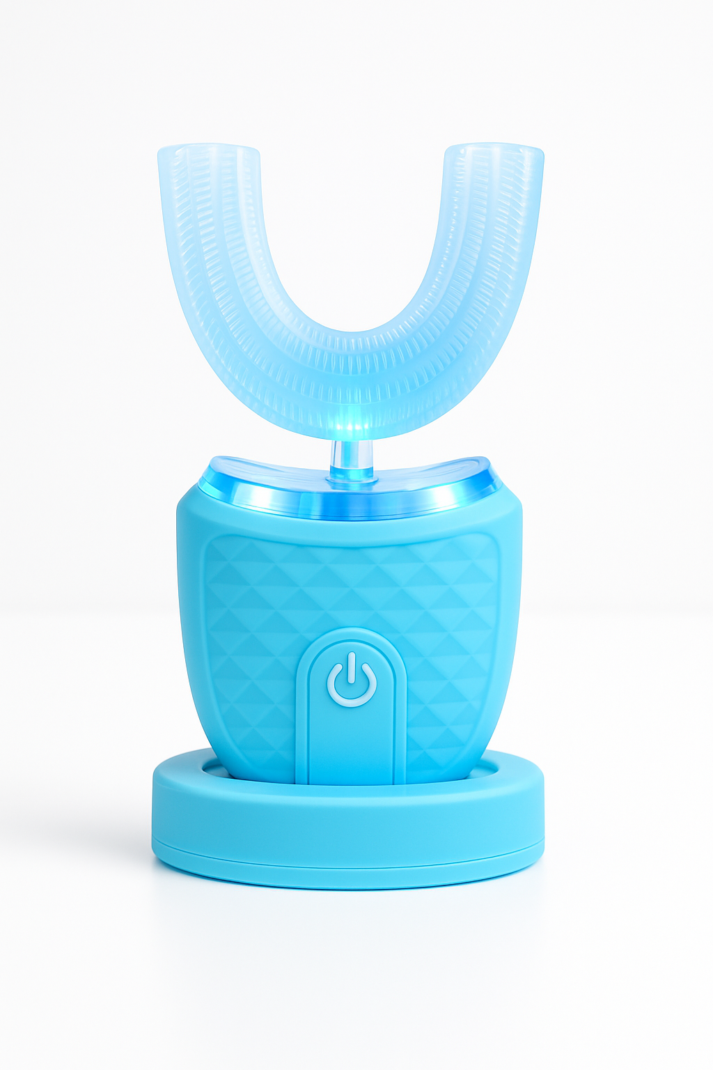 Brosse à dents électrique en U – Bleu | LumiBrush™