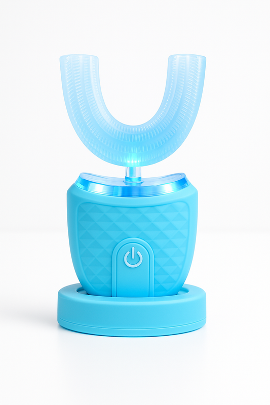 Brosse à dents électrique en U – Bleu | LumiBrush™