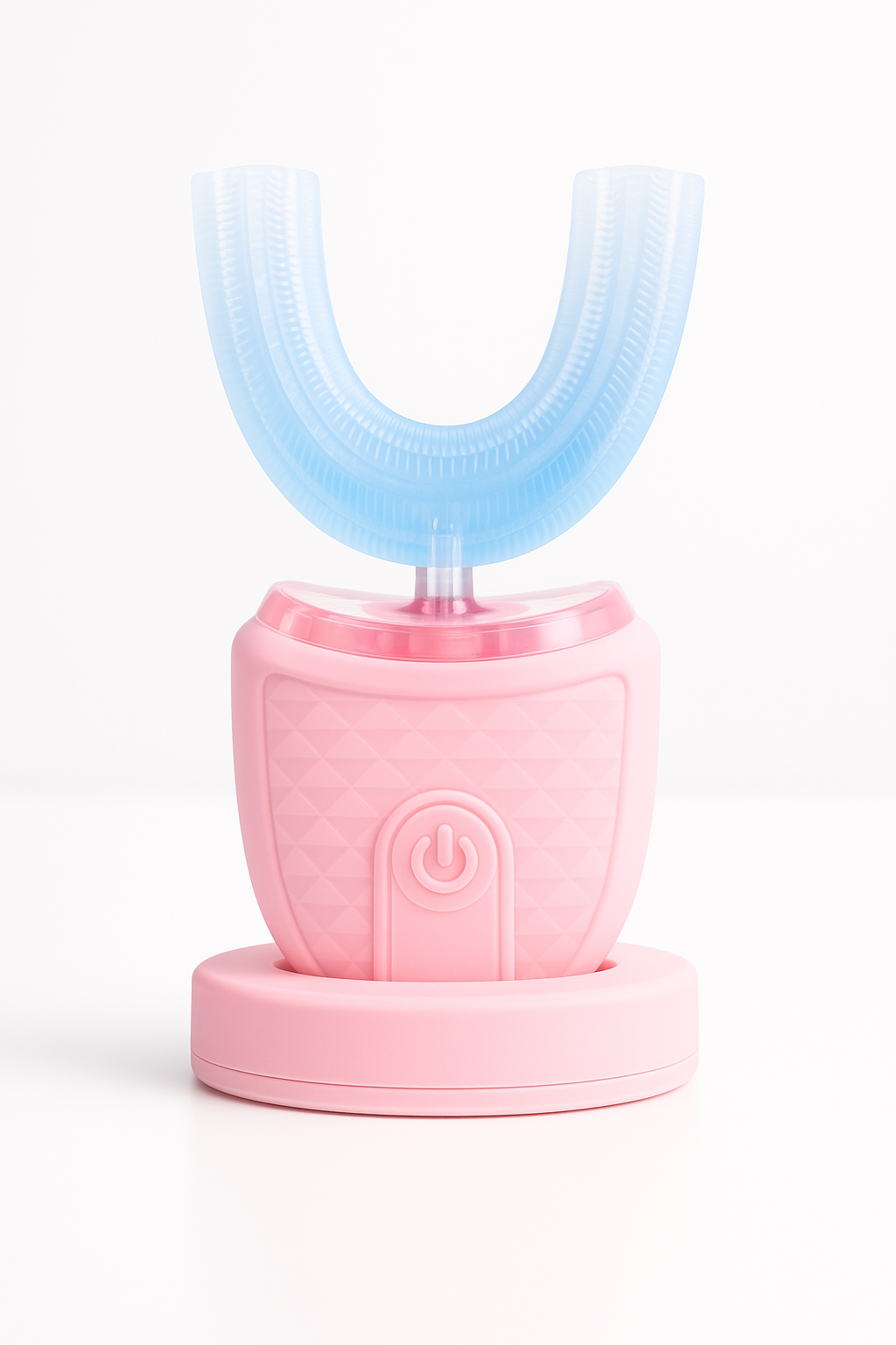 Brosse à dents électrique en U – Rose | LumiBrush™